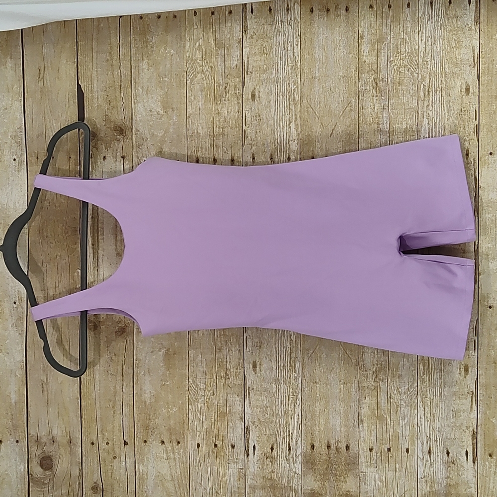 CLOSET CLOSING* Girlfriend Collective Bike Unitard, Lavender